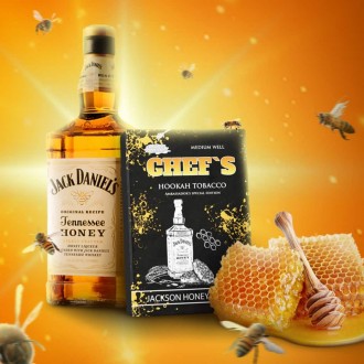 Тютюн Chef's  Jackson Honey (Віски з медом) (200 грамів)