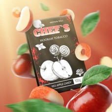 Тютюн Chef's Red apple candy (Яблучні льодяники) (100 грамів)