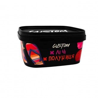 Тютюн Custom Лічі полуниця 200 грамів