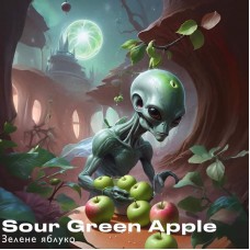 Тютюн Euphoria Sour Green Apple (Кисле зелене яблуко) 100g