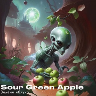 Тютюн Euphoria Sour Green Apple (Кисле зелене яблуко) 100g