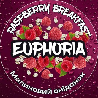 Тютюн Euphoria Raspberry Breakfast (Малиновий сніданок) 100g