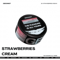 Тютюн Gedonist Strawberries Cream (Полуниця з вершками) 100g