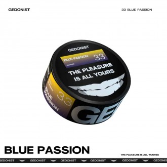 Тютюн Gedonist  Blue Passion (Чорниця, маракуя) 100 грамів