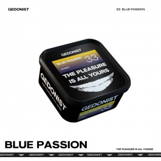 Тютюн Gedonist  Blue Passion (Чорниця, маракуя) 200g