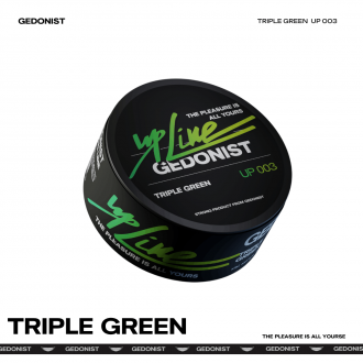 Тютюн  Gedonist UP Line №3 Triple Green (Кактус, ківі, лайм) 100g