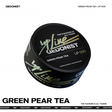 Тютюн  Gedonist UP Line №5 Green Pear Tea (Зелена груша, чай) 100g