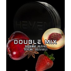 Тютюн Heven Double Mix  (Подвійне яблуко-персик-полуниця) 100 грамів