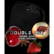 Тютюн Heven Double Mix (Подвійне яблуко-персик-полуниця) 200 грамів