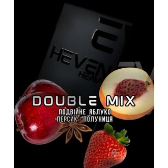 Тютюн Heven Double Mix  (Подвійне яблуко-персик-полуниця) 50 грамів