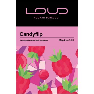 Тютюн Loud Candyflip (Освіжаючий мікс з малиною) 100g