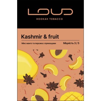 Тютюн Loud Kashmir & fruits (Персик, манго, кашмір) 200g