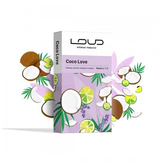 Тютюн Loud Light Coco Love (Лимонад з кокосом, лаймом та лавандою) 200g