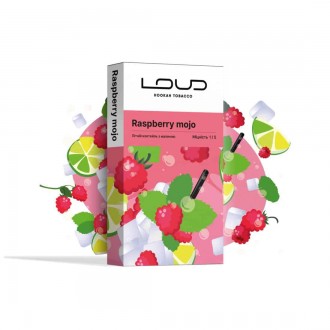 Тютюн Loud Light Raspberry Mojo (Малиновий мохіто) 200g