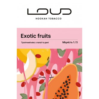 Тютюн Loud Light Exotic Fruits (Папая, диня) 100g