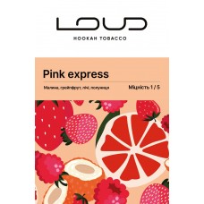 Тютюн Loud Light Pink Express (Малина, грейпфрут, лічі, полуниця) 100g