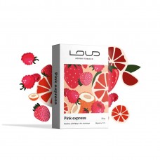 Тютюн Loud Light Pink Express (Малина, грейпфрут, лічі, полуниця) 50g