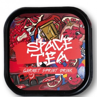 Кальянна суміш Space Tea Garnet Spirit Drink (Гранатовий енергетик) 100 грамів