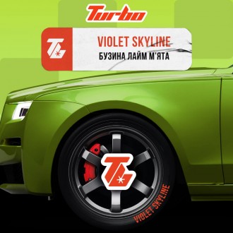 Тютюн Turbo Violet Skyline (Бузина-лайм-м’ята) 250 грамів