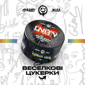 Табак Unity Rainbow candy (Веселкові цукерки) (100 грамів)