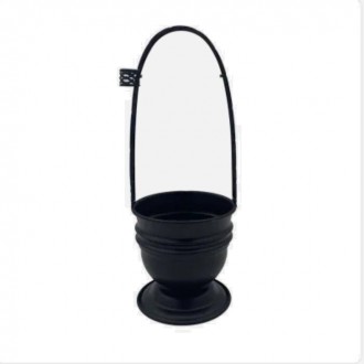 Кошик для вугілля Black Matt Small (чорний матовий, маленький)