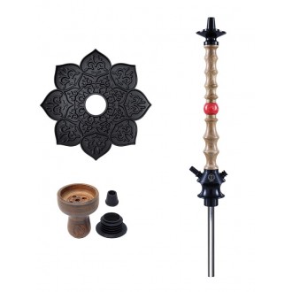 Кальян Karma Hookah 1.1 Walnut Червоний