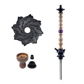 Кальян Karma Hookah 1.1 Walnut Фіолетовий
