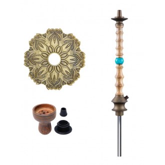 Кальян Karma Hookah 1.1 Bronze Бірюзовий