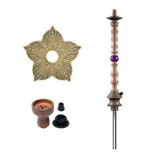 Кальян Karma Hookah 1.1 Bronze Фіолетовий