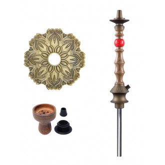 Кальян Karma Hookah 1.2 Bronze Червоний