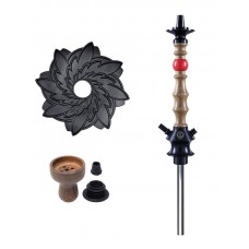 Кальян Karma Hookah 1.2 Walnut Червоний