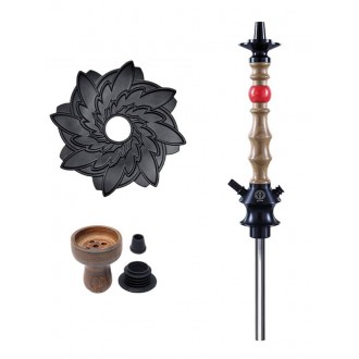 Кальян Karma Hookah 1.2 Walnut Червоний