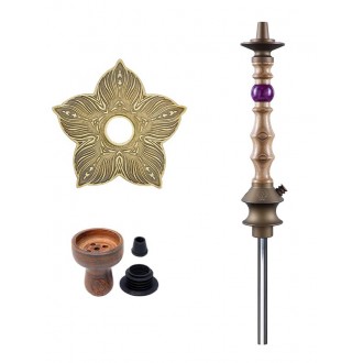 Кальян Karma Hookah 1.2 Bronze Фіолетовий
