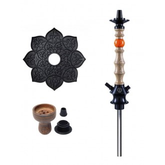 Кальян Karma Hookah 1.2 Walnut Помаранчевий