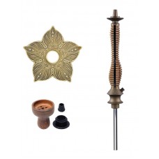 Кальян Karma Hookah 3.0 Line Bronze Чорний