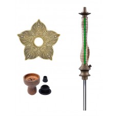 Кальян Karma Hookah 3.0 Line Bronze Зелений