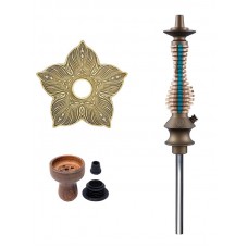 Кальян Karma Hookah 3.0 Mini Line Bronze Бірюзовий