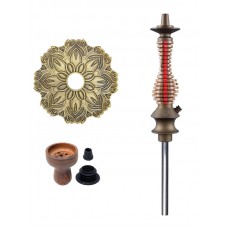 Кальян Karma Hookah 3.0 Mini Line Bronze Червоний