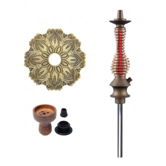Кальян Karma Hookah 3.0 Mini Line Bronze Червоний
