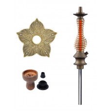 Кальян Karma Hookah 3.0 Mini Line Bronze Помаранчевий