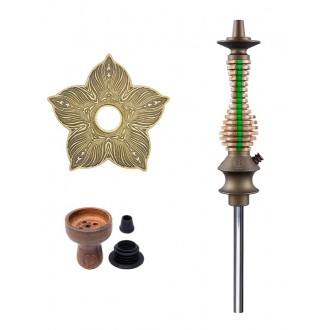 Кальян Karma Hookah 3.0 Mini Line Bronze Зелений