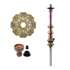 Кальян Karma Hookah 3.2 Line Bronze Фіолетовий