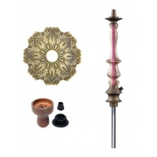 Кальян Karma Hookah 3.2 Line Bronze Рожевий