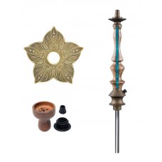 Кальян Karma Hookah 3.3 Line Bronze Бірюзовий