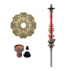 Кальян Karma Hookah 3.3 Line Bronze Червоний
