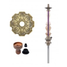 Кальян Karma Hookah 3.3 Line Bronze Фіолетовий