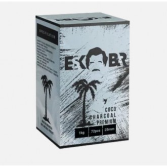 Кокосове вугілля для кальяну Eskobar (1 кг, 72 шт, р25)