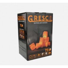 Горіхове вугілля для кальяну Gresco (1 кг, 72 шт, р25)