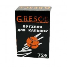 Горіхове вугілля  Gresco Kaloud (1 кг, 72 шт, сегмент)