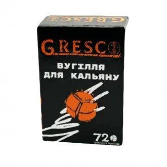 Горіхове вугілля Gresco Kaloud (1 кг, 72 шт, сегмент) Горіхове вугілля Gresco Kaloud (1 кг, 72 шт, сегмент)